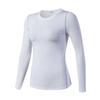 Женская впитывающая дышащая свободная футболка с длинными рукавами для йоги, бега, спортивной одежды, удобная футболка