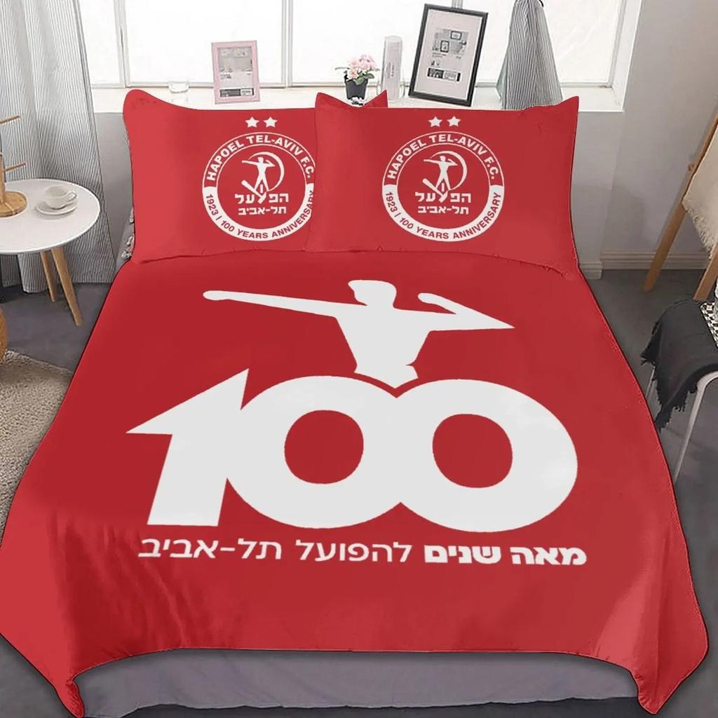 3D Printed Hapoel Tel Aviv Bedding Set Duvet Cover Bedroom Comforter Single Twin King Size Quilt Cover Home Textile