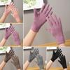 Warm Riding Gloves Solid Color Full Finger Mittens Korean Style Touchscreen Gloves Women