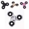 Премиальный алюминиевый сплав три-спиннер бесшумный подшипник металлический фиджет игрушка снятие стресса