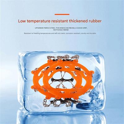 Ледоступы, противоскользящие бахилы, уличные 11-зубчатые снегоступы из нержавеющей стали, профессиональное снаряжение для мужчин и женщин, походы