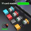Мини-кардридер USB 2.0 для SD TF карт памяти Адаптер Высокоскоростной USB-адаптер для ПК Ноутбука Аксессуары Автомобильное Музыкальное Воспроизведение