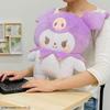 MORIPiLO Morishita Sanrio Подушка для тела 36x48 см Большая мягкая подушка с изображением животных Товары для персонажей SANRIO Furapiro Фиолетовый 4621266 Куроми-чан
