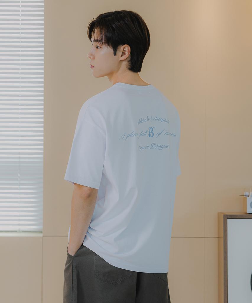 BAKKEN [Men] Memories Short Sleeve T-Shirt Bk4218 (3 Colors)