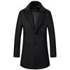 Autumn and Winter New Style Lapel Woolen Coat Fashionable Double Collar Men's Woolen Coat Coat Coat