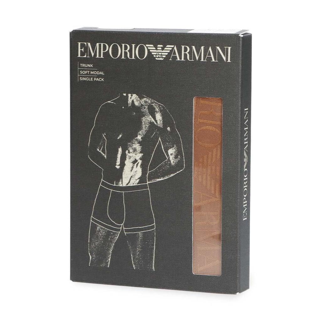Emporio Armani SOFT MODAL TRUNK Мягкие модальные боксеры-слипы (S / M / L) Мужское нижнее белье с застежкой спереди (Размеры ЕС L, 98. черный) 54059881