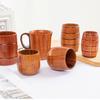 15 стилей Jujube деревянная кружка ручной работы для воды, кофе, чая, пива, сока, молока, кружки для напитков с ручкой, кружка для кофе, пива, ретро-подарок
