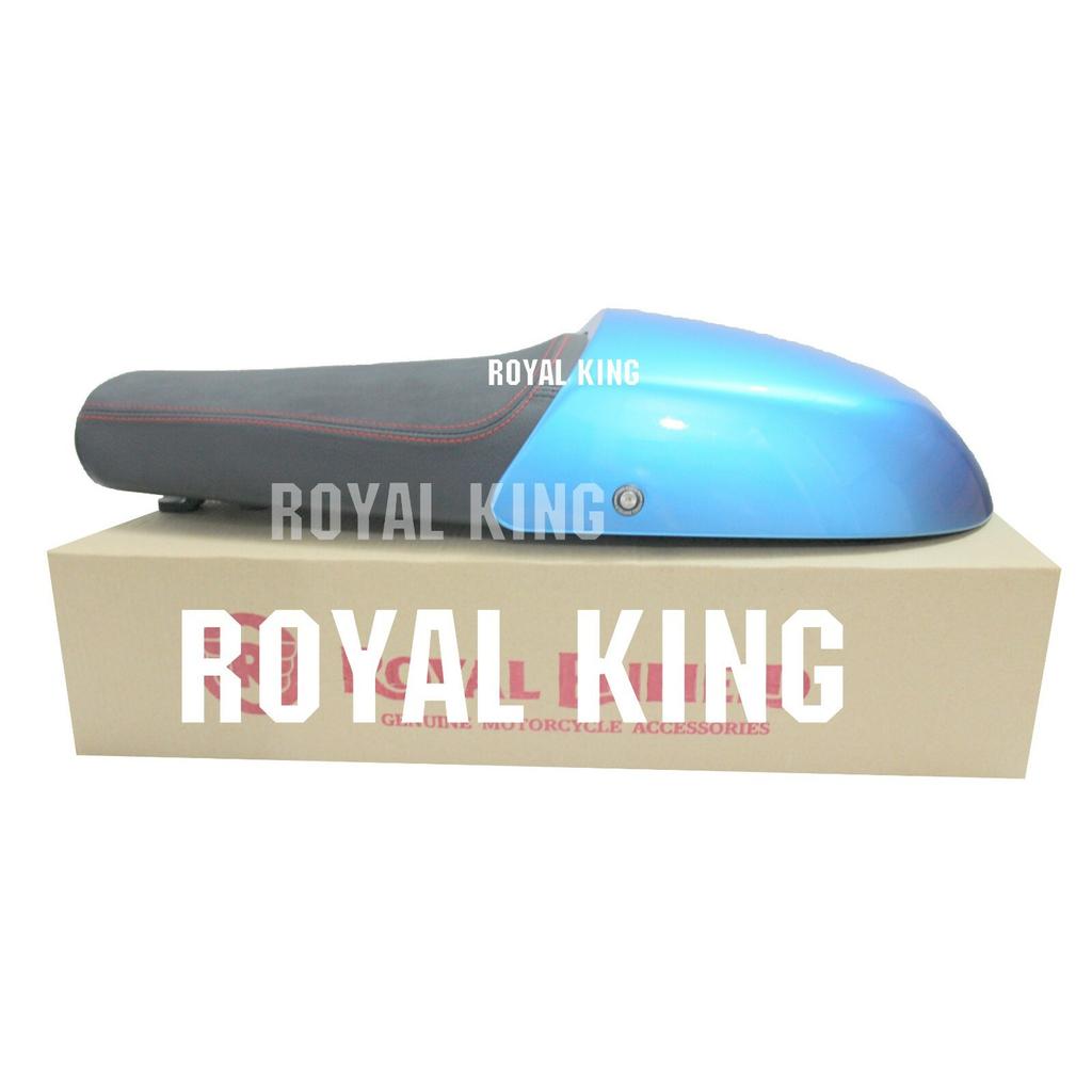 Royal Enfield Interceptor 650 Premium Touring Dual Seat With Blue Cowl
