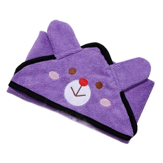 Полотенце для ванной с героями мультфильмов, впитывающее воду, предотвращающее простуду, абсорбент, быстросохнущее полотенце для собак