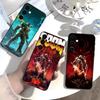 Чехол для телефона G-Game D-doom Для Samsung Galaxy A73, A21s, A22, A31, A52, A53, A71, A41 Мягкий черный корпус
