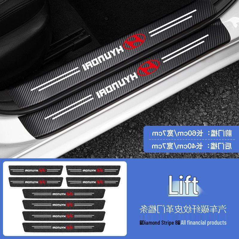 Коллекция декоративных накладок и защитных накладок на пороги для Nissan Sylphy, Qashqai, Tiida, Teana, Terra
