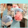 Милая Плюшевая Игрушка Кукла Едящий Кот Рыба Мягкая Кукла Офисная Подушка для Сна Подарок
