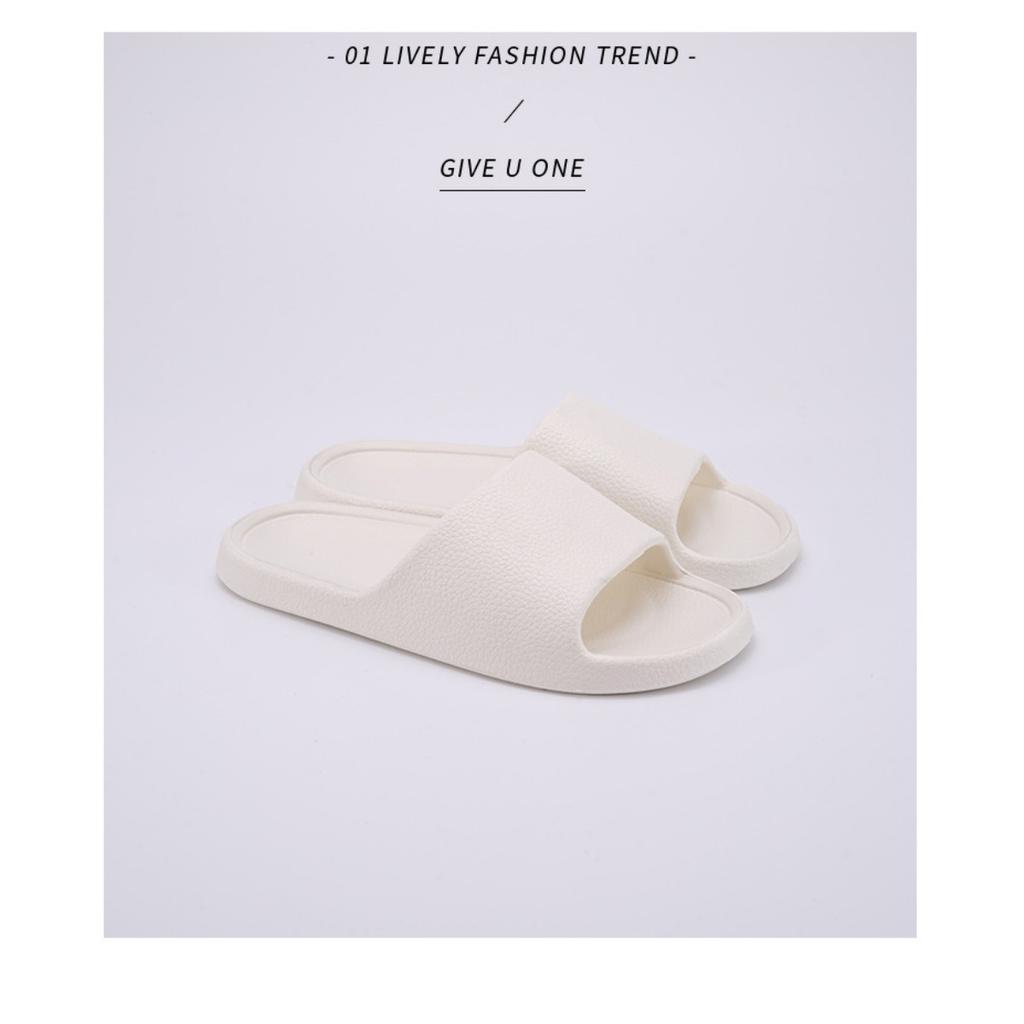 Шлепанцы-слайды из ЭВА на толстой подошве с нескользящей подошвой - Домашние тапочки для помещений/улицы, пляжные сандалии с амортизацией для комфорта, всесезонная повседневная обувь для дома