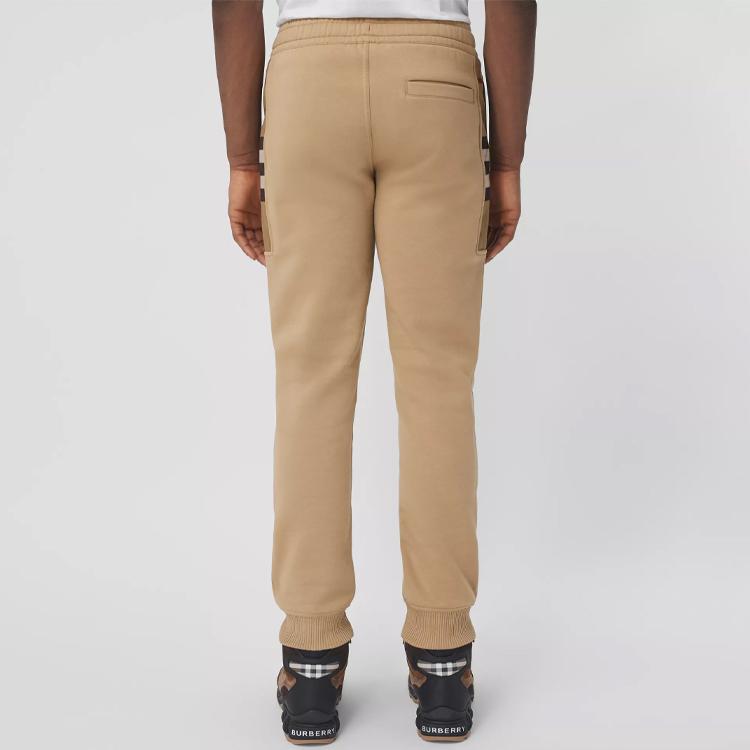 Burberry Knitted Sweatpants Men's Camel 80450141
