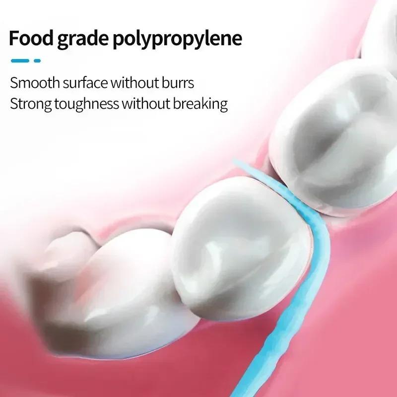 Food Grade Double Sided Toothpicks With Brush Head Disposable Teeth Cleaning Picks For Daily Oral Care