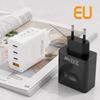 PD 38W USB C зарядное устройство 4 порта быстрая зарядка Type C мобильный телефон адаптер для iPhone 16 15 14 Samsung Xiaomi Huawei Quick Charge 3.0