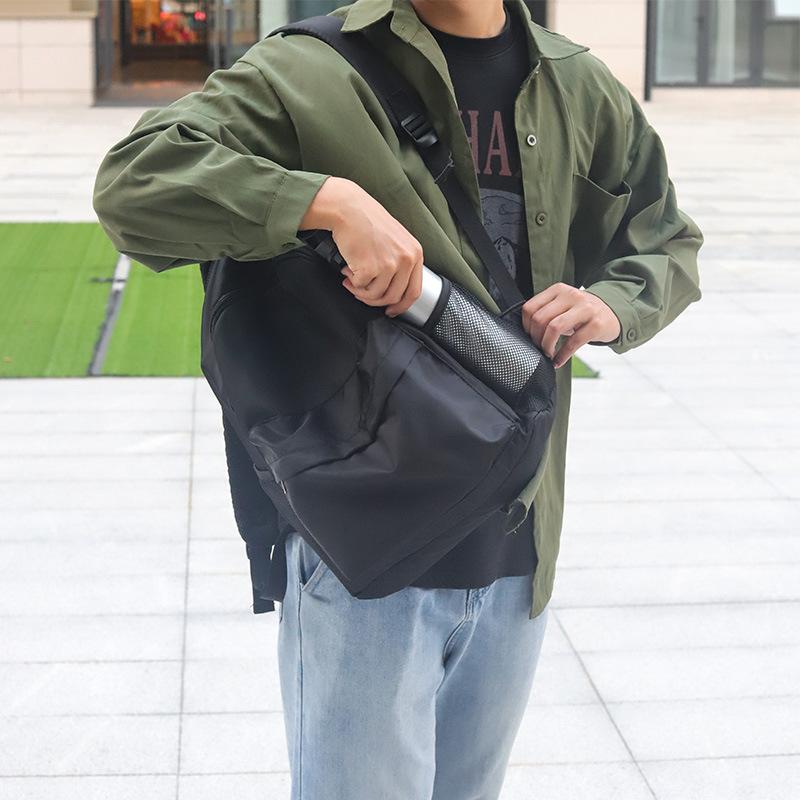 Men's Outdoor Commuter Backpack Simple Backpack Korean Version Student Large Capacity Schoolbag