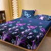 1 Piece of Enchanting Dreams Pattern Frosted Bedsheet, Bedroom Printed Bedspread, Bedding (Excluding Pillowcases)