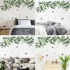 Tropical Leaves Green Plant Wall Sticker PVC Decal Nursery Art Mural Home Decor