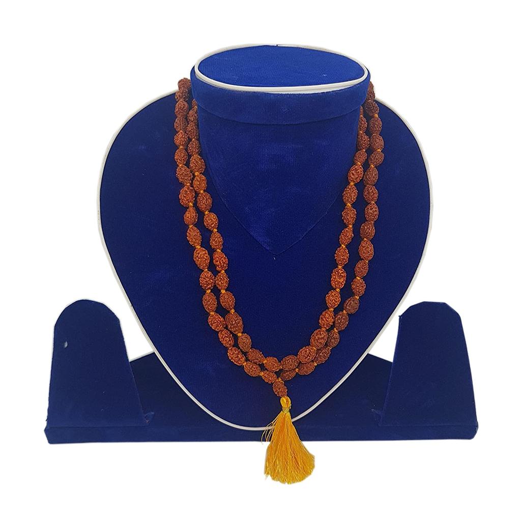 Четки из Рудракши (3 мукхи), Rudraksha Mala 3 mukhi (108+1 beads), Divya Shakti