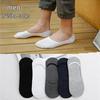 "Men's Odor-Resistant Low-Cut Boat Socks - Summer Thin, Sweat-Absorbent, Non-Slip, Invisible".