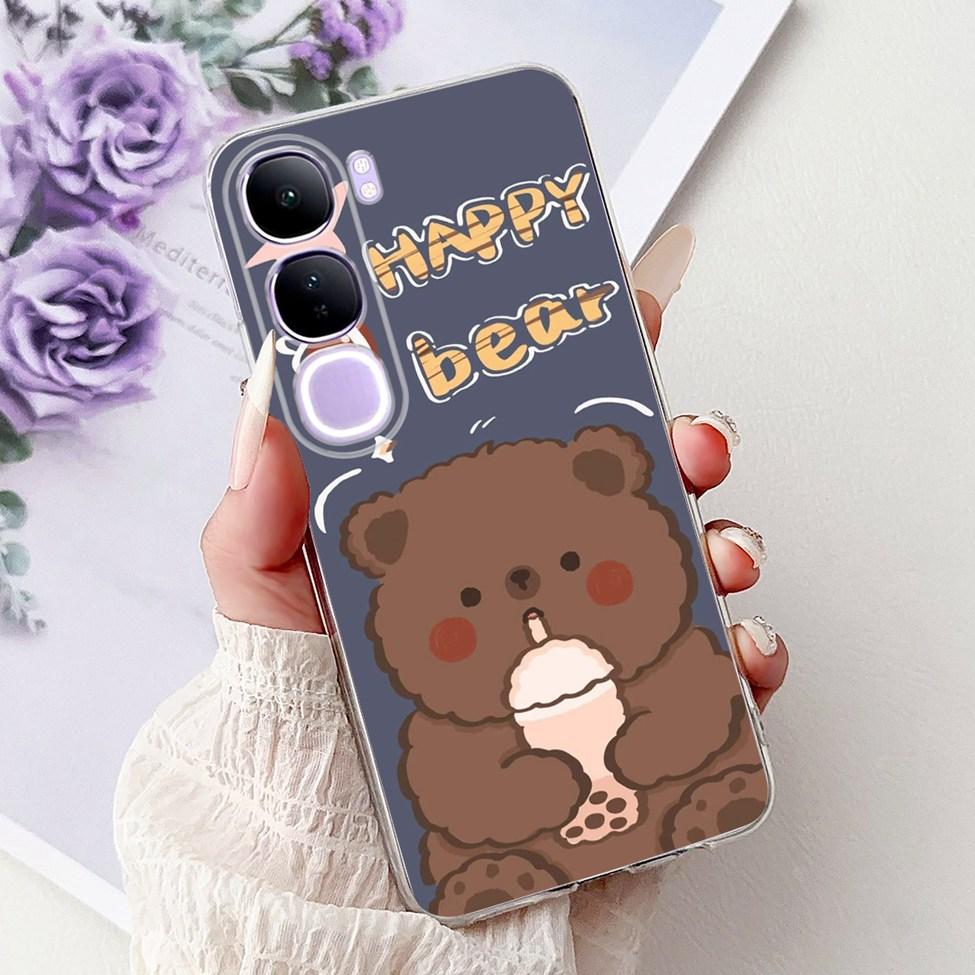 Clear For Vivo V40 Lite IDN Case 4G 5G Cute Cartoon Cool Luxury Funny Boys Girls Phone Case For vivo V40 Lite 5G IDN Back Cover