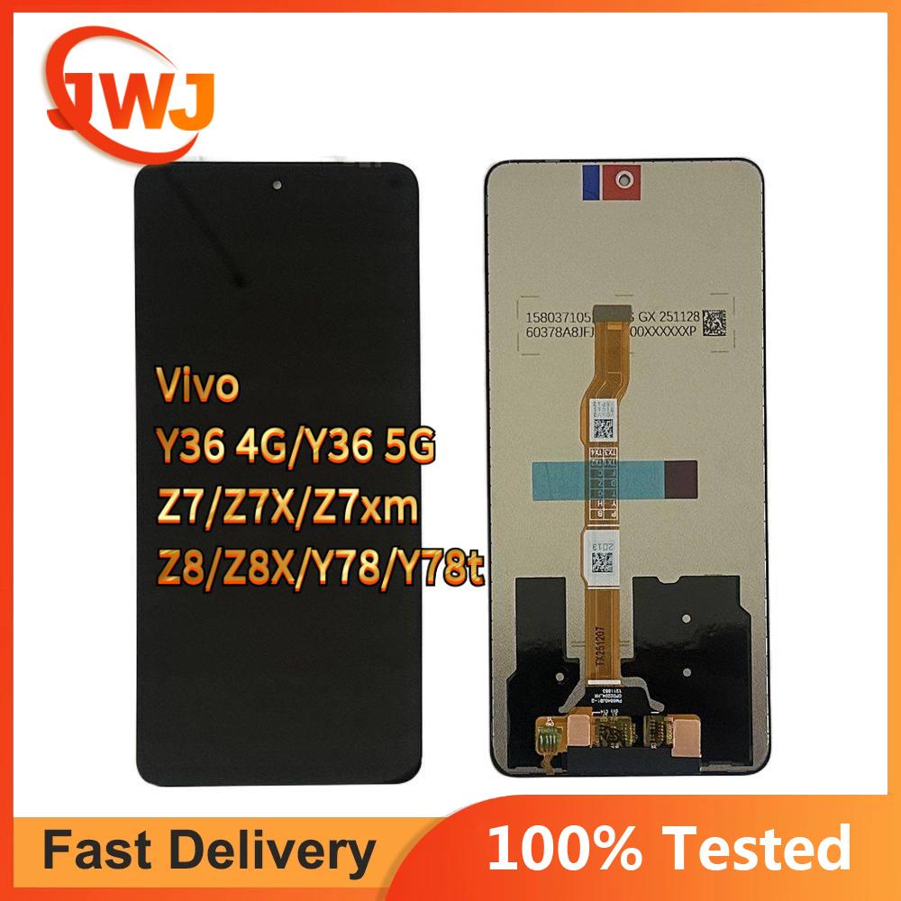 Полная сборка LCD-экрана и сенсорного стекла Для Vivo Y36 4G Y36 5G Z7 Z7X Z7xm Z8 Z8X Y78 Y78t