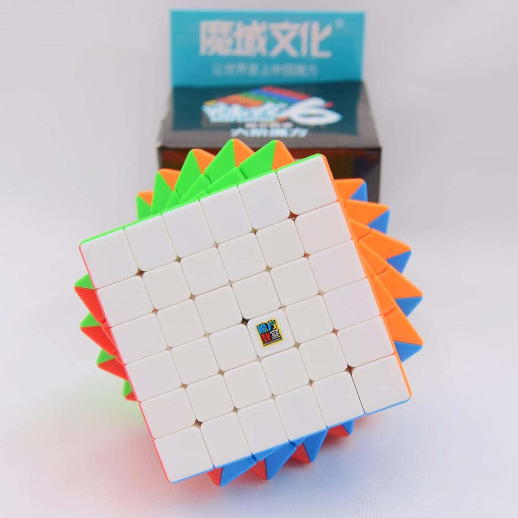 Bucubke Moyu Meilong 6x6 V2 Magic Cube без наклеек MoFang JiaoShi MFJS MEILONG 6x6x6 Puzzle Magic Cube Competition Puzzle Cube Toy