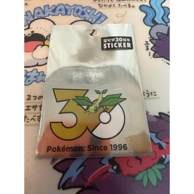 Наклейка Pokemon 30-й Юбилей Vibrava Ограниченный выпуск для Китая