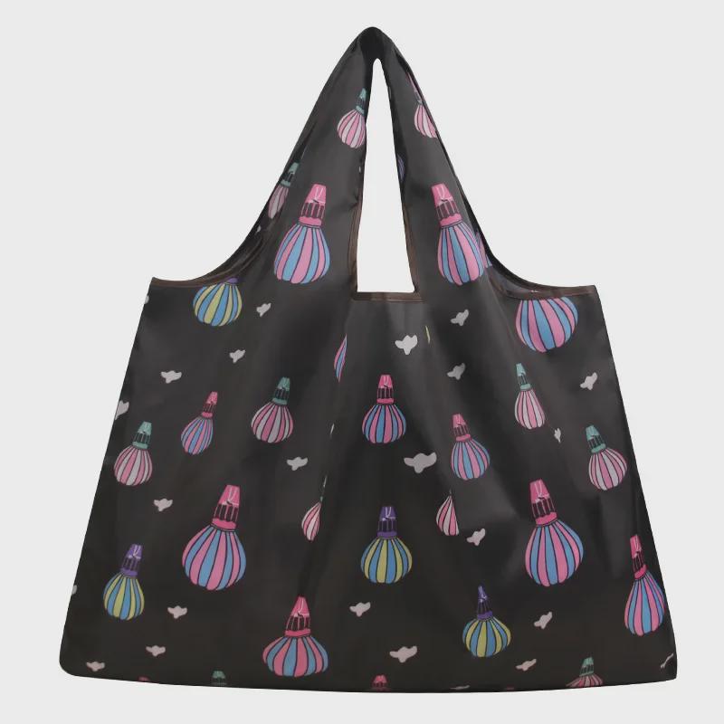 Портативные экологичные японские тканевые сумки для покупок – водонепроницаемые, складные и моющиеся для использования в супермаркетах