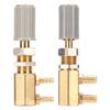 Copper Dental Water Valve F Type Good Passability Dental Water Pressure Regulating Valve