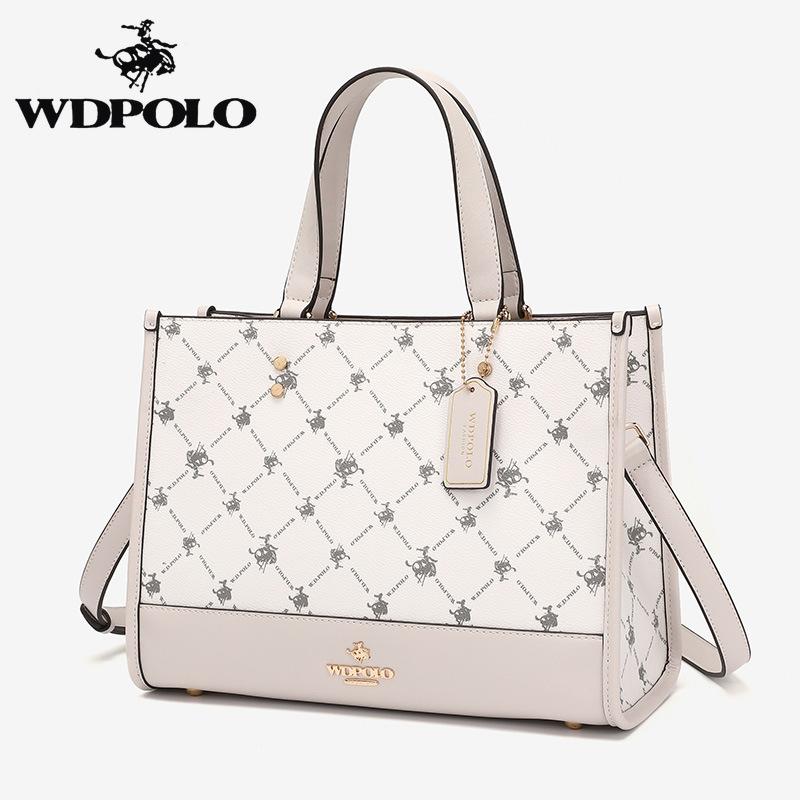 Брендовая сумка через плечо WDPOLO, большая вместительная большая сумка с цветком, ручная сумка через плечо, женская летняя сумка