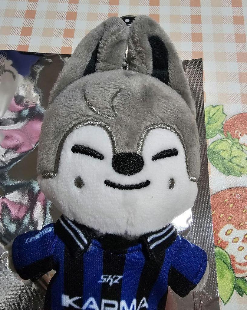 [Б/У] Stray Kids KARMA SKZOO Плюшевые игрушки Вольфчан и Бан Чан