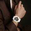 Casio 200 Meter Water Resistant Solar Quartz Movement Resin Strap Watch Men Watches Gray GW-8201K-7JR
