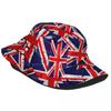 Шляпа-ведро унисекс, флаг Великобритании, британский флаг, летний пляжный головной убор, складная шапка для походов и рыбалки, кепка Ispoti
