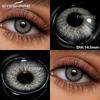 1pair Colored Contact Lenses for Eyes Big Eyes Lenses Beautiful Pupils Gray/Blue/Brown Eye Makeups Yearly Cosmetics