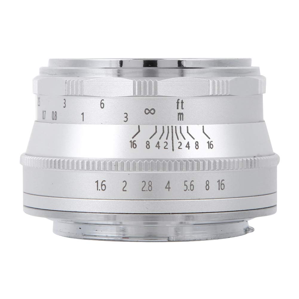 Single Focus Lens Portrait Single Focus Lens Metal Olympus E E E E E M10III Manual M5, M5II, M10, M10II, (Silver)
