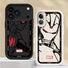 Чехол Marvel Человек-паук Железный человек для iPhone 16e 13 12 11 Pro Max 15 16 14 Plus XS Max XR 17 Air Мягкий чехол