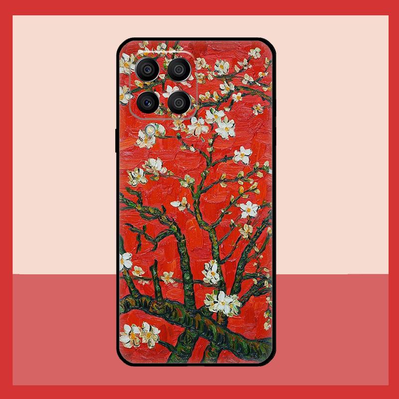 Чехол 'Цветущий миндаль' для Samsung Galaxy M56 M12 M06 M32 M52 M35 M55 M15 M11 M13 M14 M16 M36 M31 M53 M34 M54