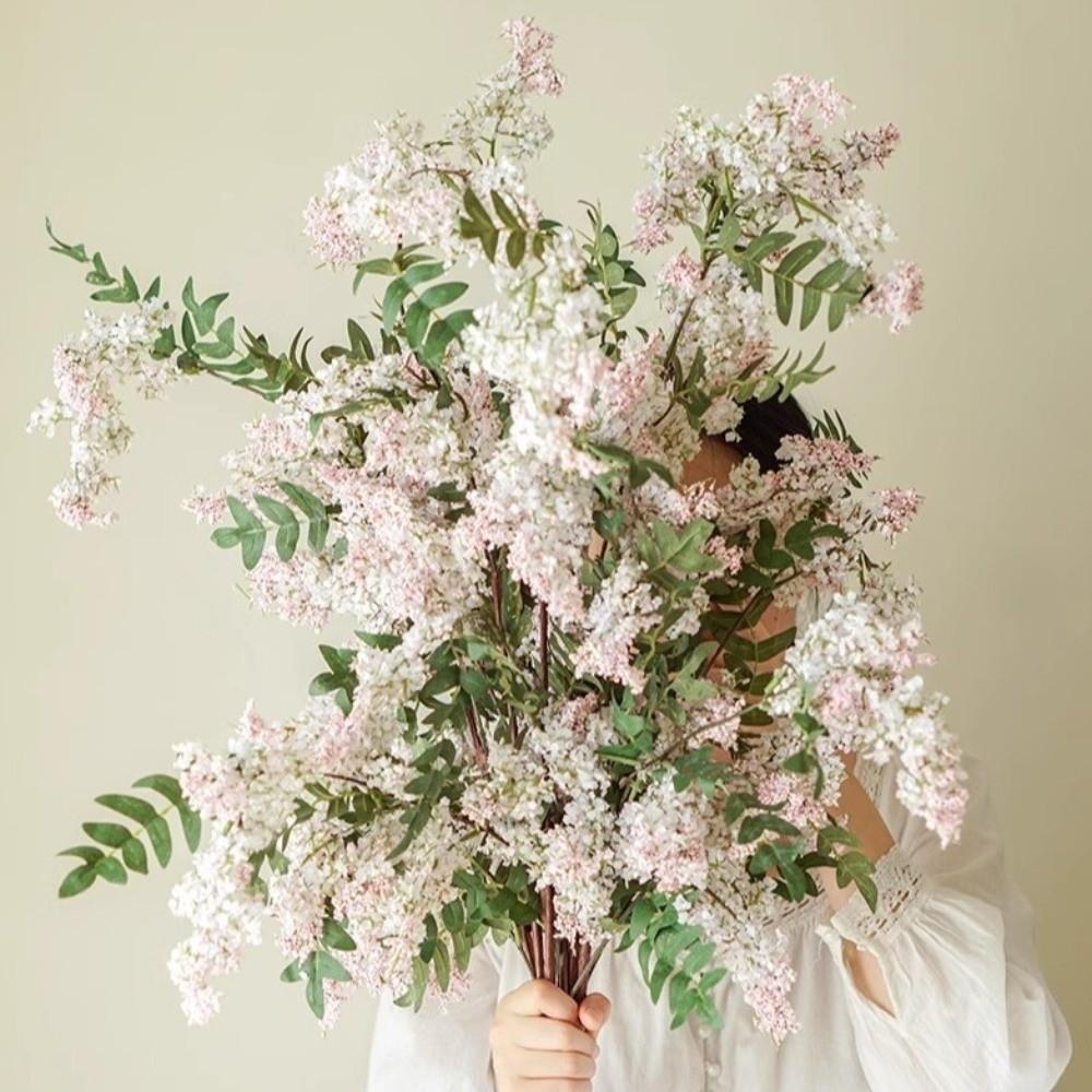 Realistic Simulation Sophora 120cm Fake Flower Artificial Sophora Flower Home Living Room Decor