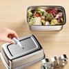 Leak-proof Fresh-keeping Box 316 Stainless Steel Food Container Food Storage Box  Camping