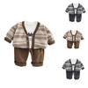 Kids Casual Long-Sleeve Set, Comfortable Daily Wear Outfits