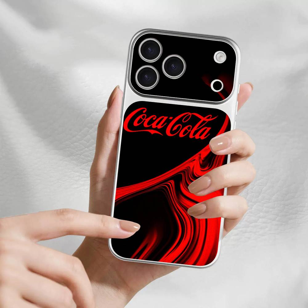 Логотип C-COCA C-COLAS Для iPhone 17 Pro 17 Pro Max Задняя наклейка-скин Защитная декаль Обёртка