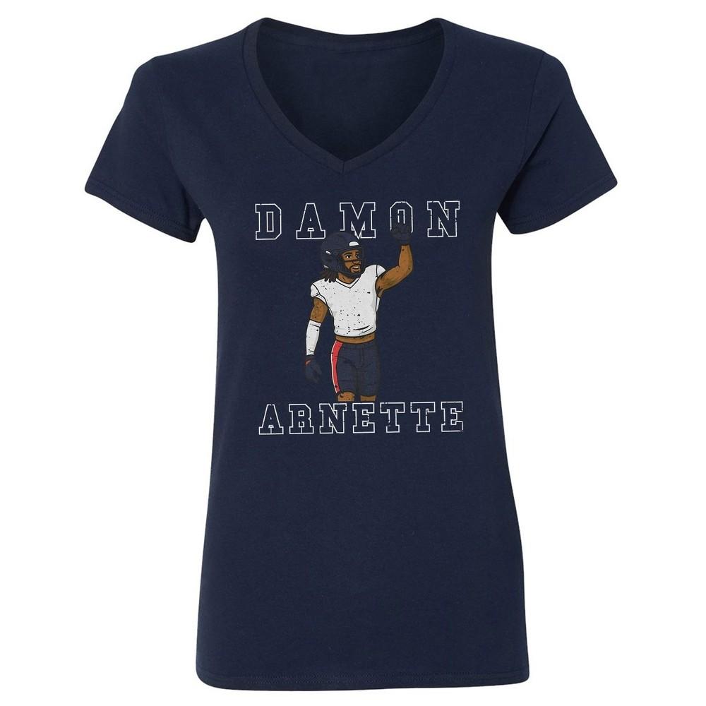 Damon Arnette Inspired Design - Houston Fans Ladies' V-Neck Tshirt Unisex T-Shirt