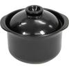 Takeda Corporation Earthenware Pot, Black, 19.8 X 17.5 X 17cm, 2-cup Rice Cooker, SHD2BK