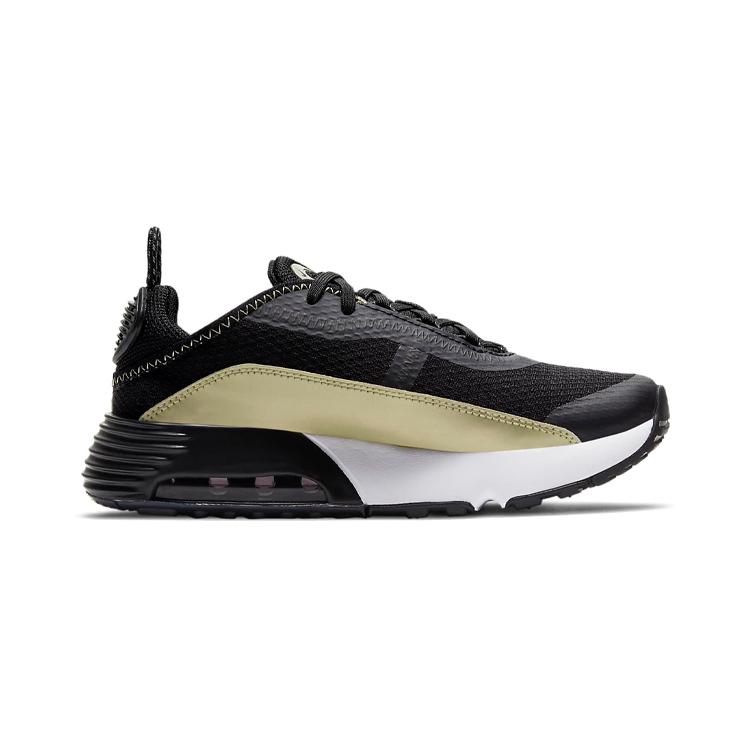 Новые кроссовки Nike Air Max 2090 с низким верхом для детей, стиль жизни, черные с золотом, для детей 3-7 лет, CU2093-006