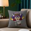 Мультяшная наволочка Dr S-Slump Arale, короткий плюш с принтом, наволочки для квадратных декоративных подушек, диван, домашний декор