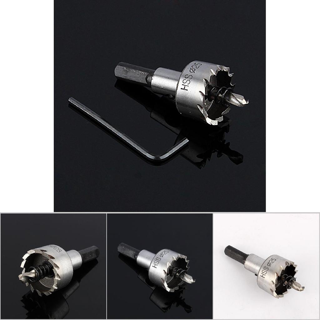 Stainless Steel Drill Bit Metal Heavy Duty Hole Saw Cutter Tool 25mm