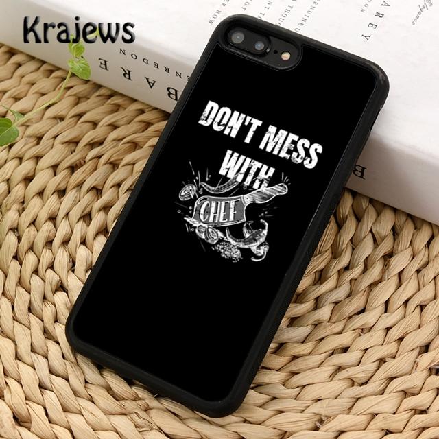 Krajews Baking Cook Chef Soft Phone Case Cover For iPhone 17 Air 16 15 14 plus 11 12 13 pro max coque Shell Fundas