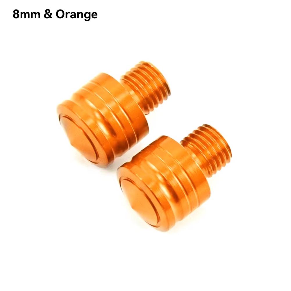 2 шт мотоциклетные CNC алюминиевые M8 M10 заглушки для отверстий зеркала заднего вида винты антикоррозийный держатель зеркала заднего вида